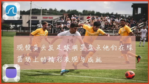 现役黄头发足球明星盘点他们在绿茵场上的精彩表现与成就